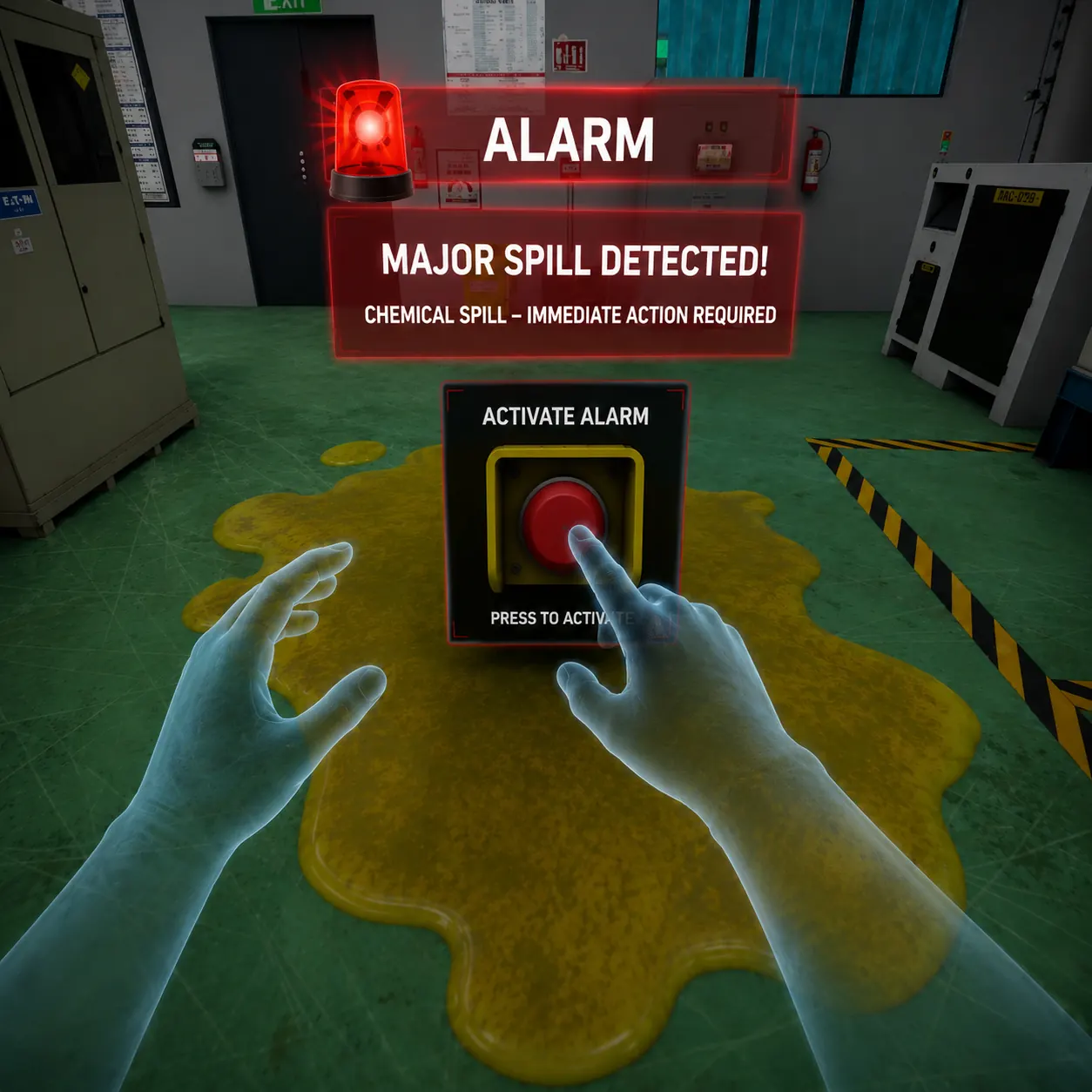 Chemical Handling — Drona VR scene 2 of 4