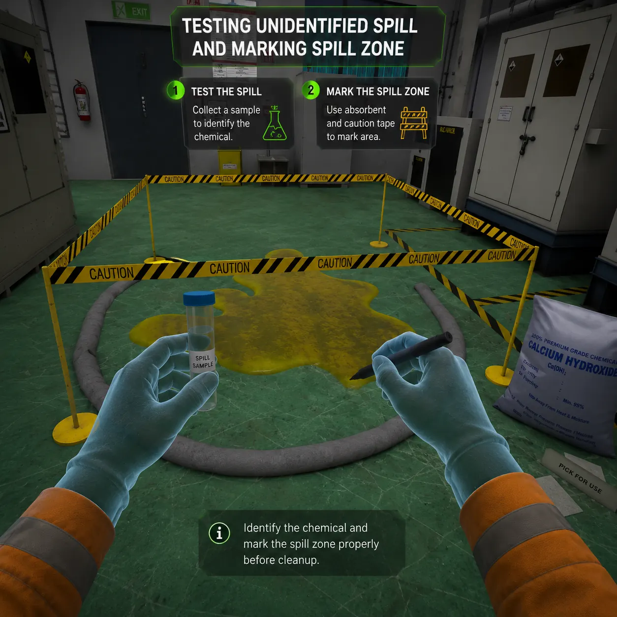 Chemical Handling — Drona VR scene 3 of 4