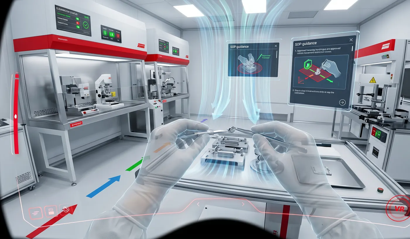 Cleanroom Operations — Drona VR scene 4 of 4