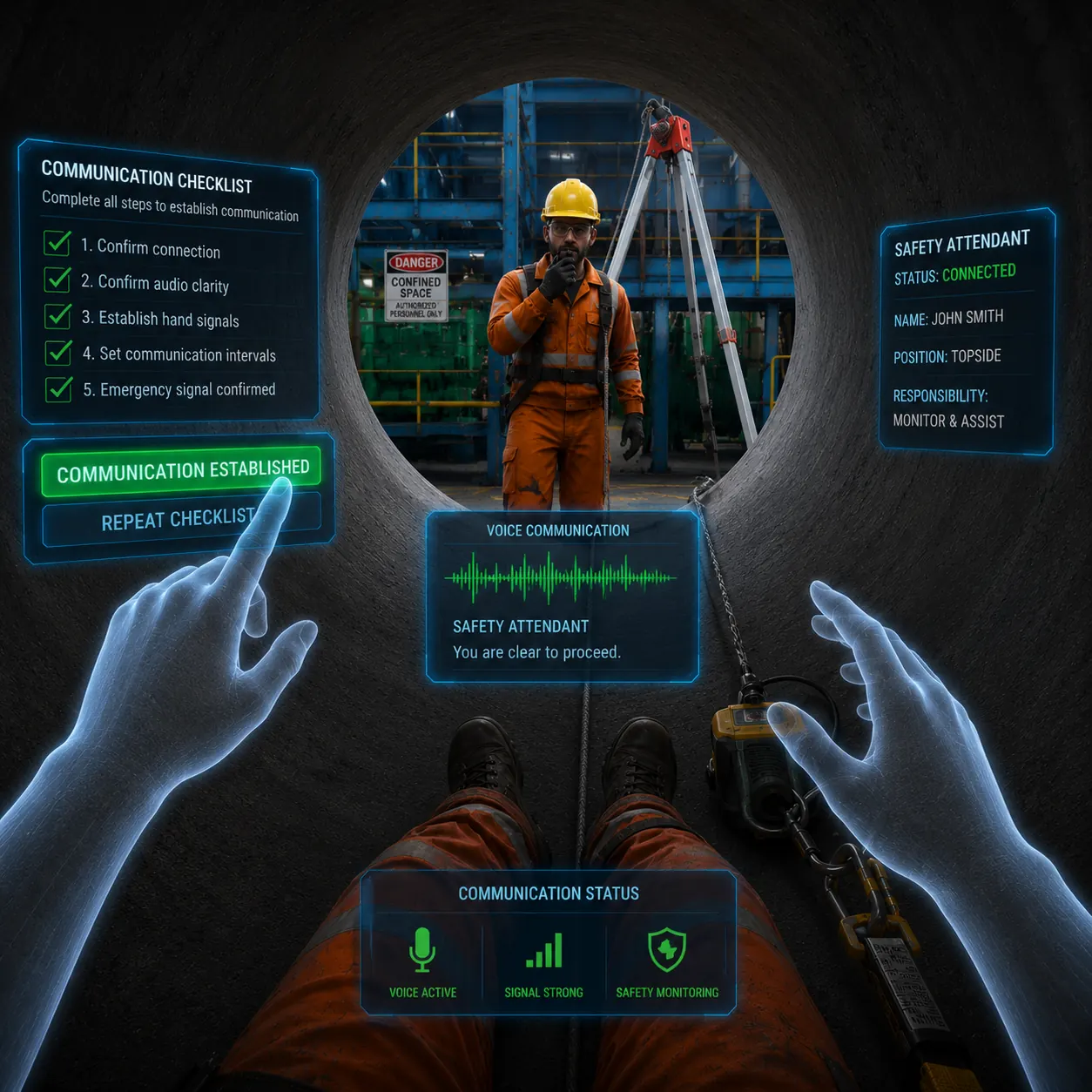 Confined Space Safety — Drona VR scene 3 of 4