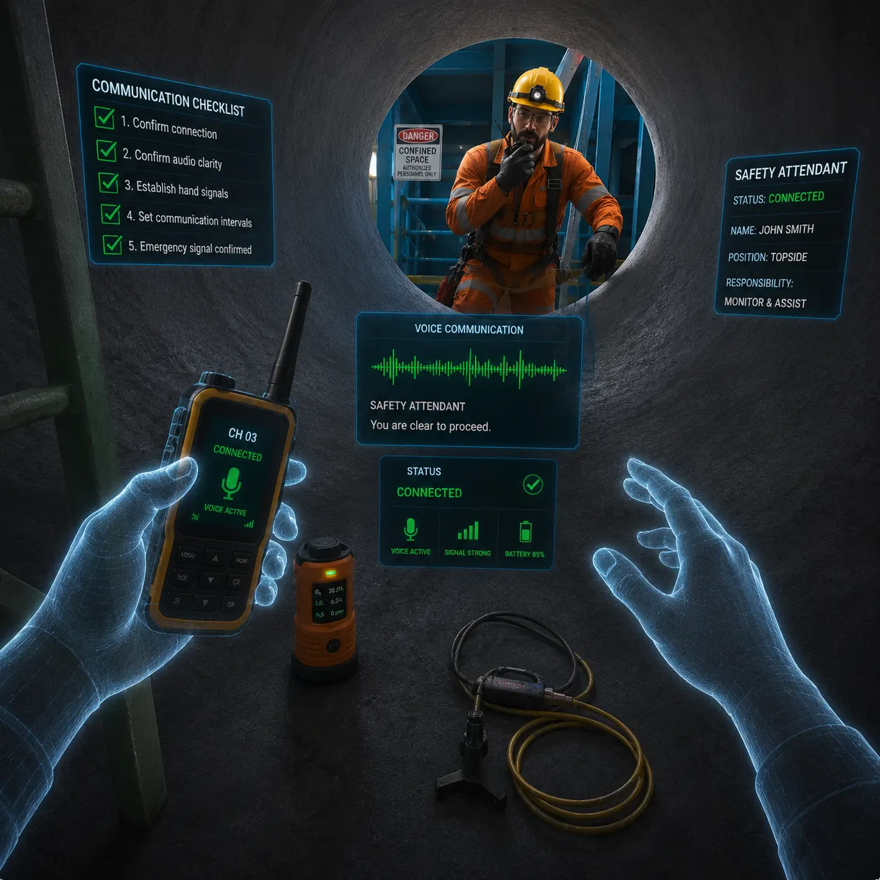 Confined Space Safety — Drona VR scene 4 of 4