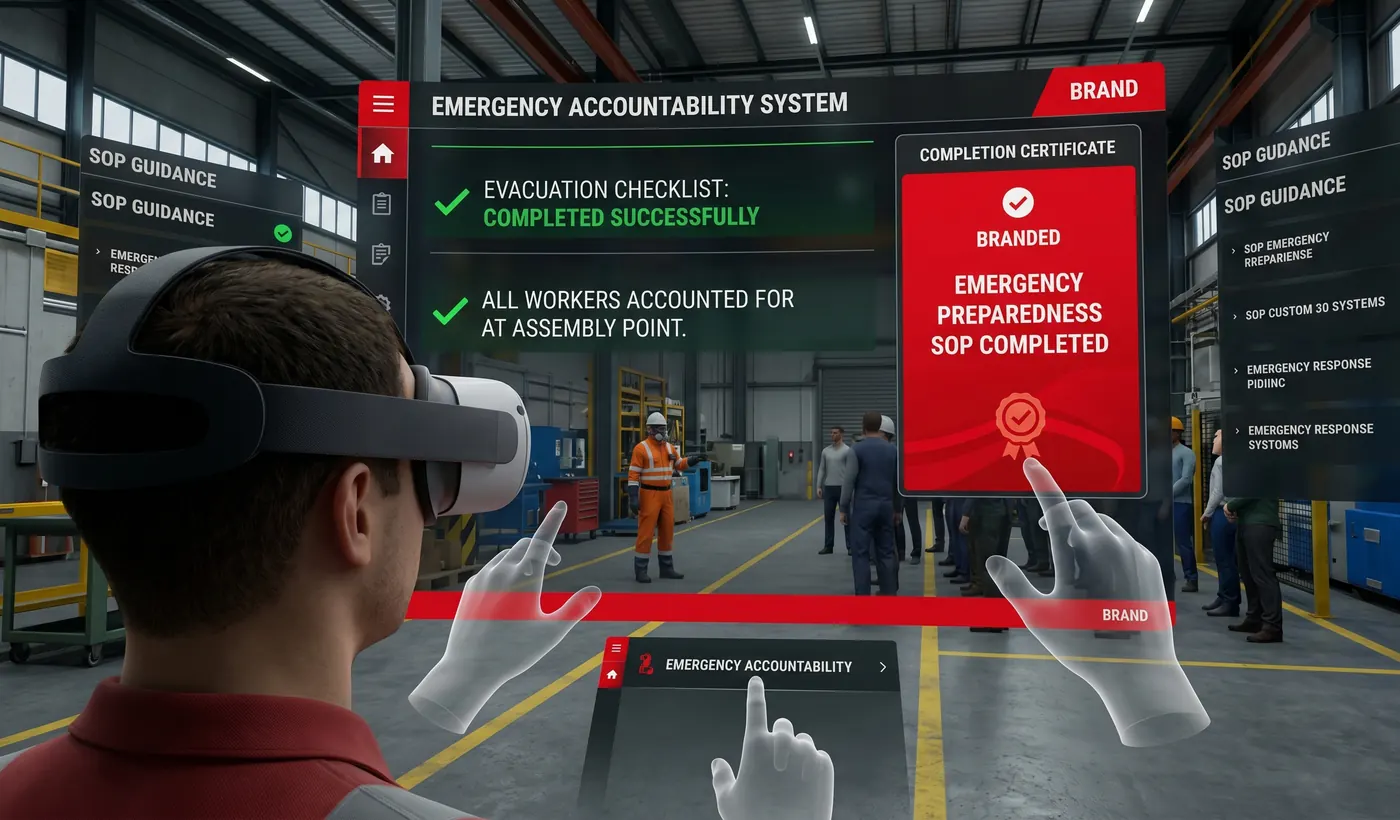 Emergency Evacuation — Drona VR scene 4 of 4