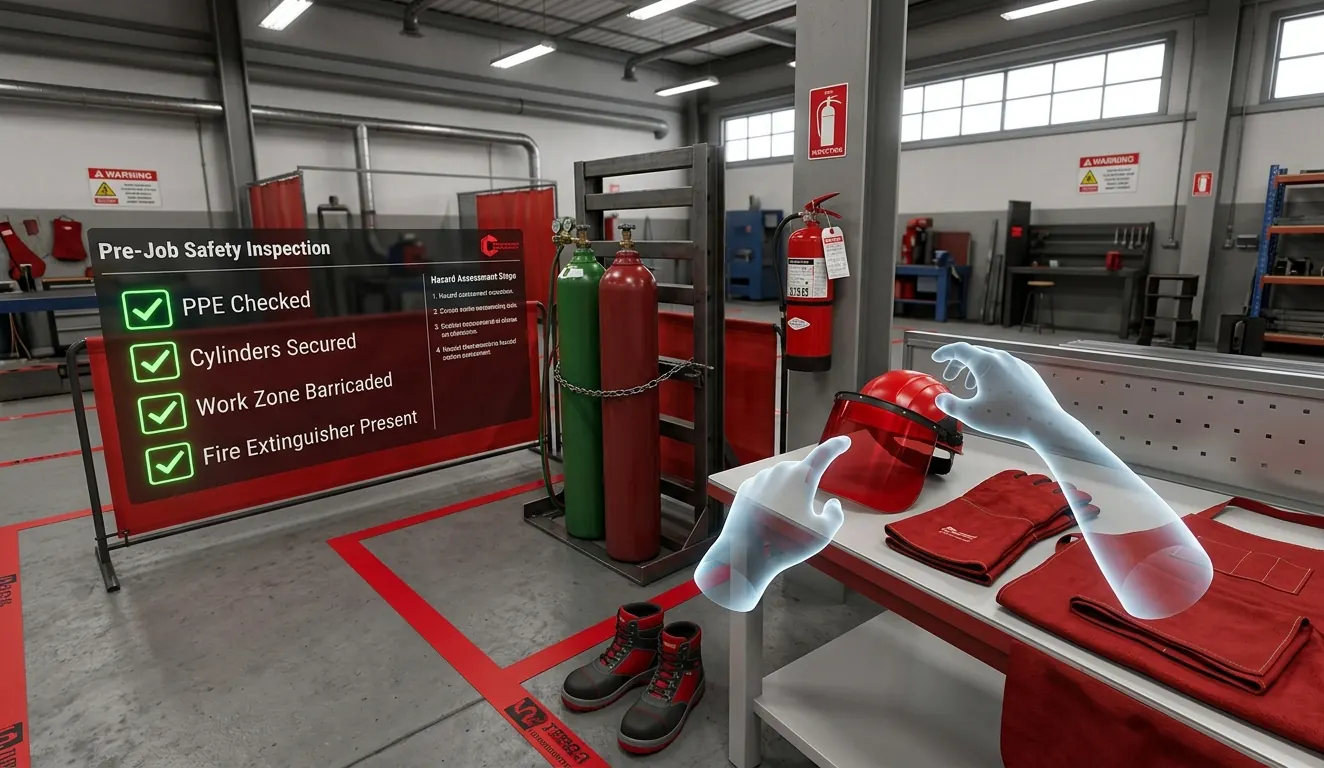 Gas Cutting Safety — Drona VR preview