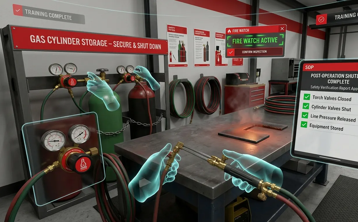 Gas Cutting Safety — Drona VR scene 2 of 4