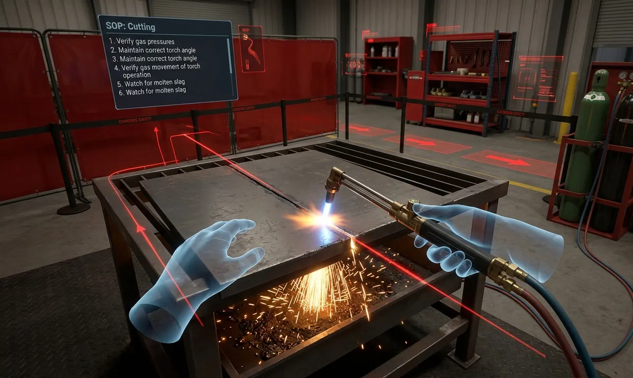 Gas Cutting Safety — Drona VR scene 4 of 4