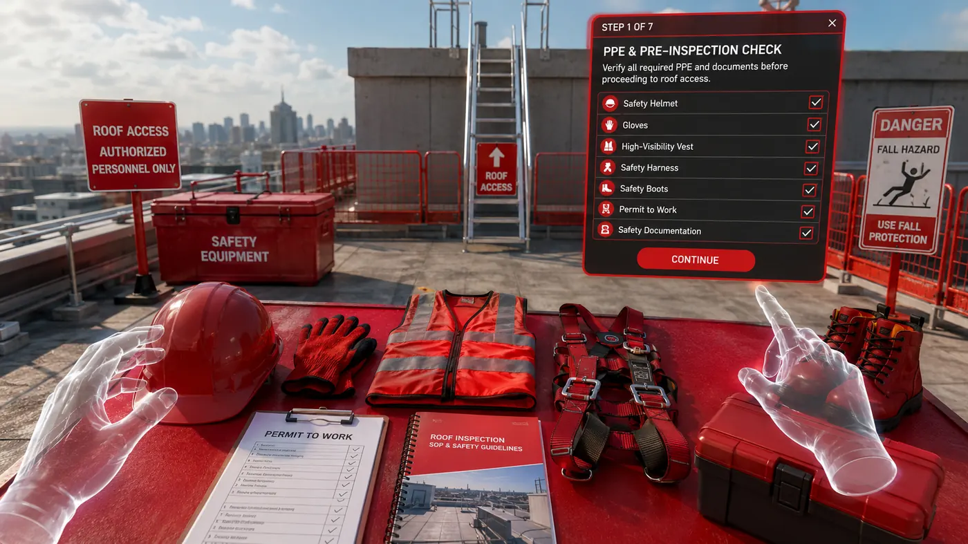 Roof Inspection — Drona VR preview
