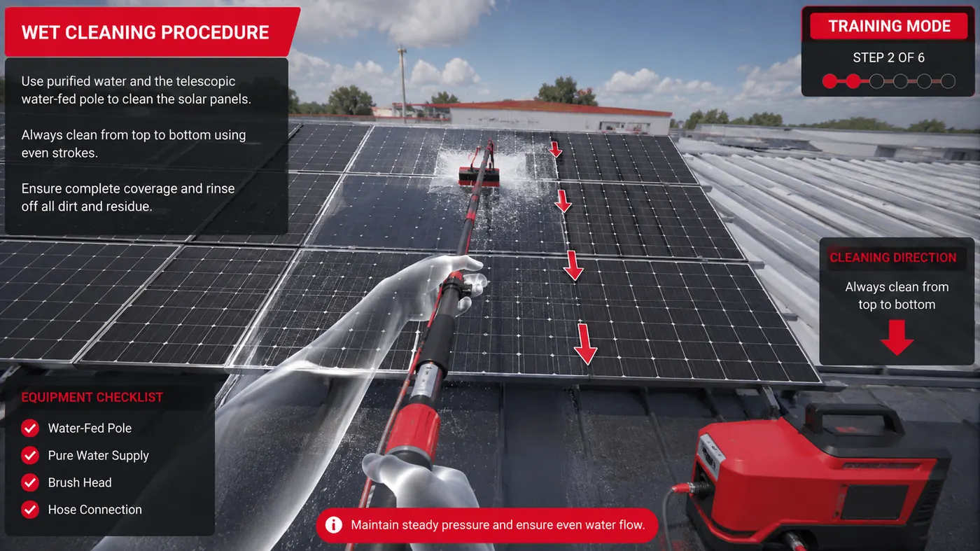 Solar Panel Cleaning — Drona VR scene 3 of 4