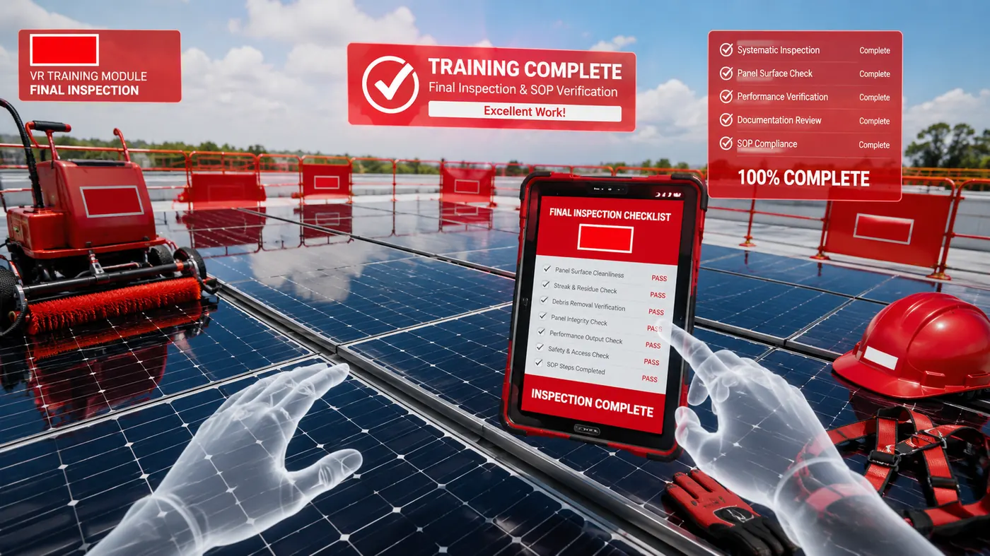 Solar Panel Cleaning — Drona VR scene 4 of 4