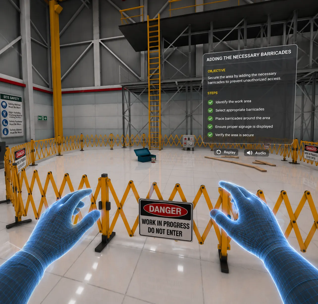 Work at Height — Drona VR scene 4 of 5